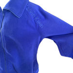 Calvin Klein Women's Blue Fleece Jacket Size XL Photo 2