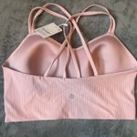 Lululemon  Like a Cloud Ribbed Longline Bra *Light Support, B/C Cup Pink Haze Photo 3
