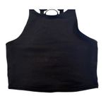 ALO YOGA Movement Sports Bra Crop Top Lace Up Corset Black Size Small Photo 9