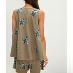 Free People  Strada Set NWT S $128 Floral Embroidered Tank Top and Shorts Photo 1