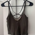 Vuori  Women's Ribbed Tank Top - Olive Photo 3