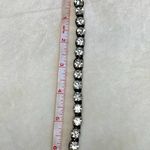 RHINESTONE TENNIS BRACELET ~ With Spring Ring Closure Photo 1
