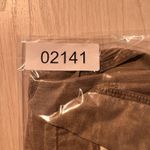 Republic Denim Womens L 100% Silk Blouse LS Tan Brown Distressed Boho Festival Size L Photo 9