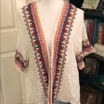 Merona  EUC embroidered cardigan Photo 2