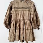 Anthropologie  Pilcro Mock-Neck Swing Mini Dress, Size L Photo 8