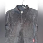 The North Face Sweater Fleece 1/4 Zip Jacket Black Women's Small Basic Neutral Photo 2
