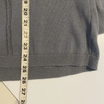 EQL by Kerrits Lucky Horseshoe Cable‎ Equestrian Sporty Preppy Sweater Size XL Gray Photo 9