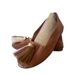 PIA MIA Dark Pink Tassel Espadrilles Loafers, Size 38 or 7.5 Photo 0