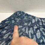 L'Agence L’Agence Blue Printed Swing Dress Womens Size Small Stretch Short Sleeve *FLAW* Photo 7