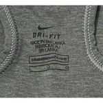 Nike Pro Dri-Fit Sports Bra Size L Gray/Black Photo 5