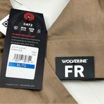 Wolverine FR Utility Women Twill Khaki Button Down Shirt Long Sleeve Size XL NEW Tan Photo 6