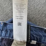 7 For All Mankind Tess Blue Bell Jeans Womens 24 Boho Denim USA Raw Hem 25x32 Photo 6