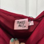 Princess Polly NWT  City Lights Long Sleeve Top Red Size 4 Photo 1