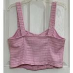 BB Dakota by Steve Madden NWT Bouclé Up Tweed Bustier Corset Crop Top Pink L Size L Photo 1