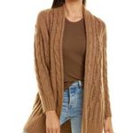 Vince ππ Braided Cable Cardigan Alpaca Wool Blend ~ Cream NWT Photo 7