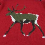 Peter Jensen Womens Wool‎ Blend Xmas Christmas Reindeer Sweater M Deer Ugly Knit Red Size M Photo 1