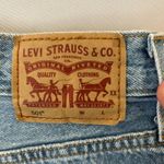 Levi's  Womens 501 Size 28 Distressed Cutoff Shorts Light Wash Button Fly Hi Rise Photo 2