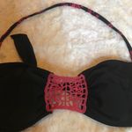 Xhilaration 🌺 3/$20 SALE  Festhers crochet halter bikini S/L Photo 2