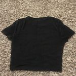 Princess Polly Baby Tee Button Black Size 6 Photo 2