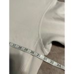 ZARA  Cream Crewneck Sweatshirt Women's Size Small Mock Neck Ribbed Pullover Photo 5