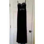 Chi Chi London Black Beaded Pleated Shirred Back Strapless Maxi Dress by Chi Chi from Modcloth Photo 3