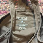 Set Active  BROWN RACERBACK SPORTS BRA CROP TANK Photo 2