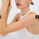 Stradivarius Seamless two material dress Ecru Photo 2