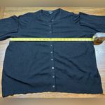 Torrid  Plus Size 4X Black Everyday Soft Cardigan Crew Sweater Photo 4