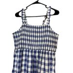 NWT Nom Marais Blue White‎ Plaid Jumpsuit XL Size undefined Photo 1
