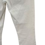 Mother Denim Insider‎ Crop Step Fray Jeans Glass Slipper White Denim Size 26 Photo 9