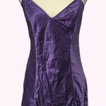 Victoria's Secret Y2K 2000s vintage  purple 100% silk mini slip dress! Photo 0