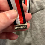 Tommy Hilfiger Gray French Terry Sweatshirt Lace Up Front women’s size Large Photo 2