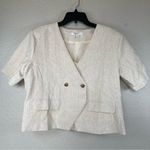 Peppermayo Hacienda linen short sleeve blazer SZ 4 Photo 0