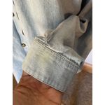 Talbots Talbot’s Christmas Shirt Women’s Sz LG Button Up Chambray Ice Skates Mittens Photo 4