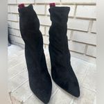 NEW Anne Michelle Pledge Black With Red Stripe Full Zip Stiletto Booties Size 11 Photo 1