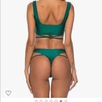 Green strappy sexy‎ two piece bikini Size L Photo 4