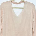 Vimmia New Reversible Criss Cross Sweater Shavasana Lightweight Knit Pink Photo 13