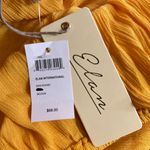 Elan Woven Yellow Marigold Strapless Romper Medium NWT EBW-RG7236 Rayon Boho Photo 12