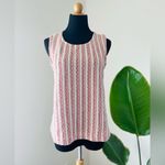 Madewell NWT Bouclé Stripe Cross-Back Tank Top Size XSmall style number AN429 Photo 6