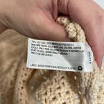 Universal Threads UNIVERSAL THREAD Cream Beige Mixed Knit Crochet Open Weave Crew Neck Sweater S Photo 8