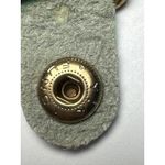 Fossil White Leather Gold Tone Accent Snap Closure Bracelet Women's King Stat Photo 1