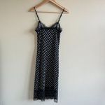 Michael Kors MICHAEL BLACK OPENWORK TRIM DRESS SLIP Size XXS V Neck Photo 6