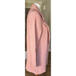 Rachel Zoe Pink Bouclé Wool Blend Coat Women's Size Small Open Front Soft Jacket Photo 2