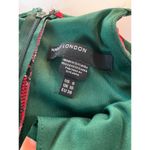 Maggy London Womens Lottie Crop Green Pink Floral Sleeveless Tie Jumpsuit Size 6 Photo 6