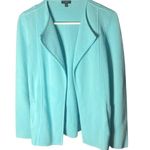 Talbots  baby blue knit sweater with pockets size P (small)  #756 Photo 0