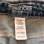 Maurice's  Womens Size 9/10 Regular Midrise bootcut stretch blue jeans embroidered Photo 4