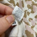 Aerie  Brown & Cream Animal Print Boxy Fit Sweatshirt Womens XS Leopard Oversized Photo 2