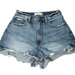 Abercrombie & Fitch  the cutoff short high Rise curve love shorts size 0 Photo 0