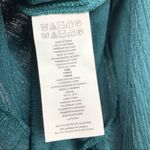 MICHAEL Michael Kors Key Hole Tie Waist Peasant Ruffle Dress Teal Size Small Green Photo 5