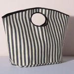 Shiraleah NWT Lolita Striped Tote Black Photo 2